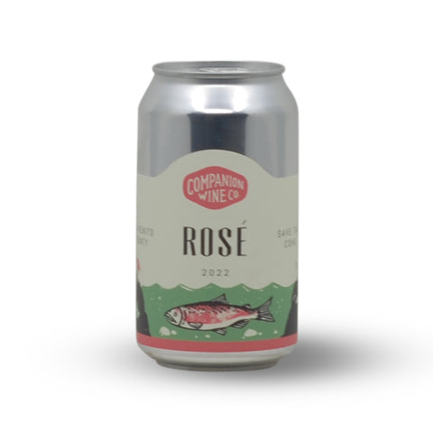 Companion Wine Co San Benito County Rose 2022 375mL Can