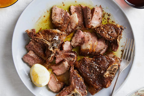 Spiced Lamb Chops With Fennel