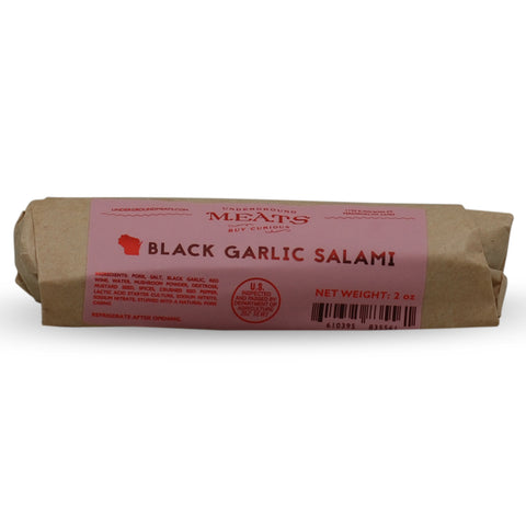 Underground Meats Black Garlic Salami