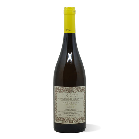 A bottle of wine from the Italian region of Friuli.